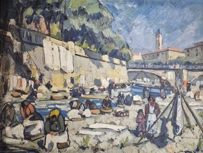 GEIGER - XXème Siècle 
Les lavandières sur...