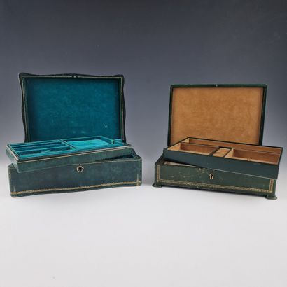 TWO JEWELRY BOXES in the Napoleon III - XXth...