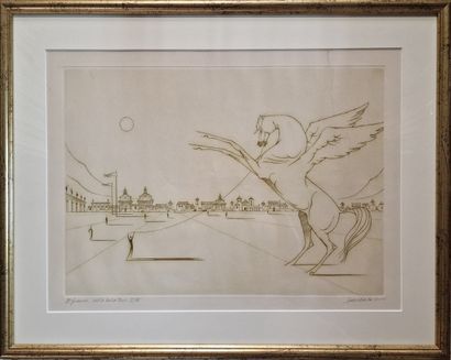 Paul de CHABOT (Né en 1932)
Pégase
GRAVURE
Signée...