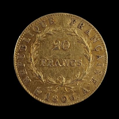 1 PIECE DE 20 FRANCS FRANCAIS OR Napoléon...