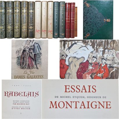 LOT OF 13 WORKS Comprising:
- MONTAIGNE]....