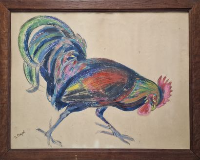 Raymond BIGOT (1872-1953)
Rooster
PASTEL...