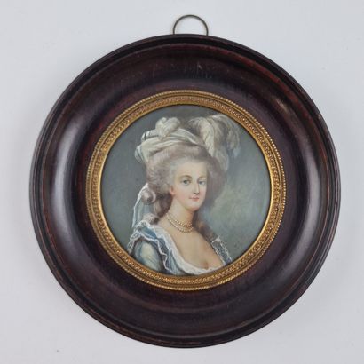 J. GALLOIS (XIXth Century)
Portrait of Marie-Antoinette...