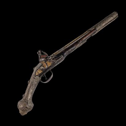 FLINTLOCK BOW GUN
Round barrel, lock and...
