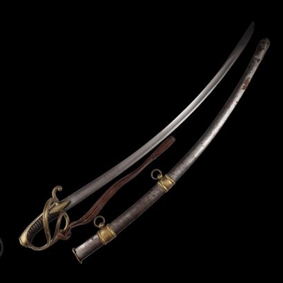 LIGHT CAVALRY OFFICER'S SABRE à la chasseur....