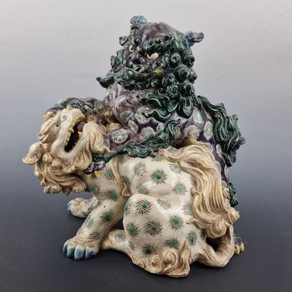 JAPAN XIXth Century - Kutani porcelain GROUP...