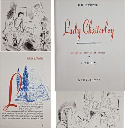 [SCHEM] [LAWRENCE (D.H)]. Lady Chatterley.
An...