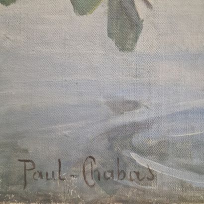 Paul CHABAS (1869-1937)
Portait d'élégante
OIL...