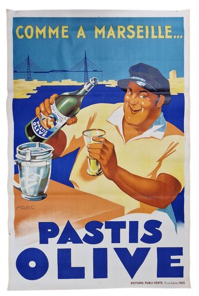 MARC
AFFICHE OLIVE COMME A MARSEILLE...
Edition...