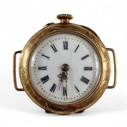 MONTRE DE COL Circa 1900 à boîtier en or...