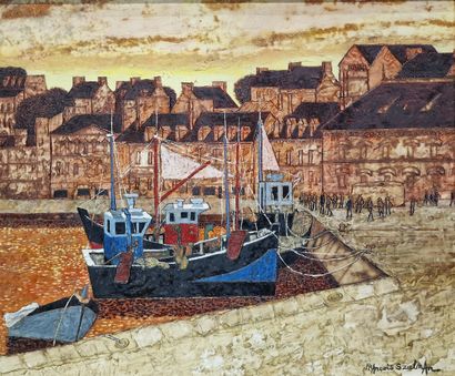 François SZULMAN (1931-2024)
Port d'Audierne
HUILE...
