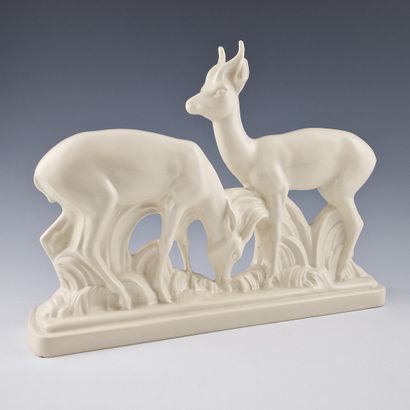 STATUETTE DE GAZELLES d'Epoque Art Déco en...