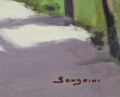 EUGENE SANDRINI (1925-1998)
Chemin du Bourg...