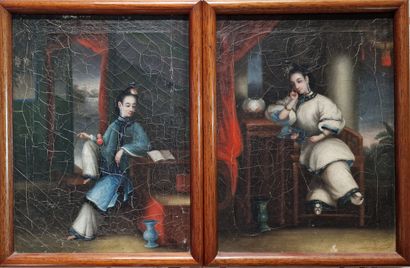 CHINESE SCHOOL, early 20th century 
Women...