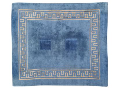 MANUFACTURE DE COGOLIN
CARPET in blue wool...