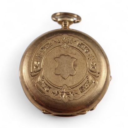 MONTRE DE COL Circa 1900 à boîtier en or...