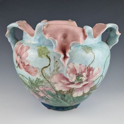 Delphin MASSIER (1836-1907)
CACHET-POT NATURALISTE
Céramique...