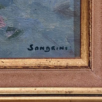 EUGENE SANDRINI (1925-1998)
Fleurs d’amandier
HUILE...