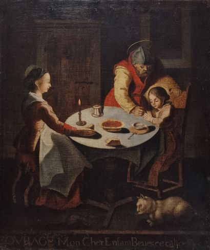 AFTER JEAN LECLERC Dire Grace ou Sainte Famille...