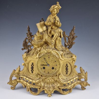 CHEMINEE HANGER in the Louis XV style - Napoleon...
