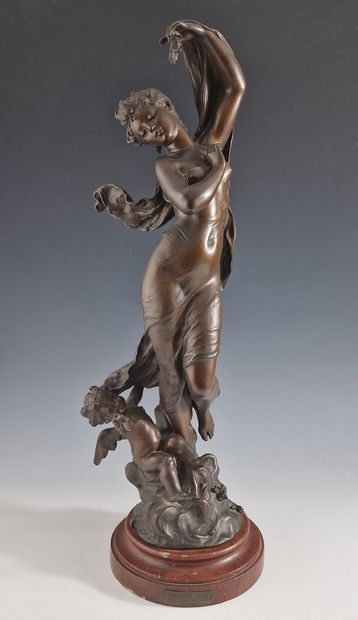 After Hippolyte MOREAU (1832-1927)
Twilight
BRONZE...