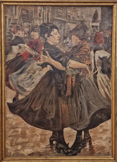 Attribué à Georges DUFRENOY (1870-1943) 
Scène...
