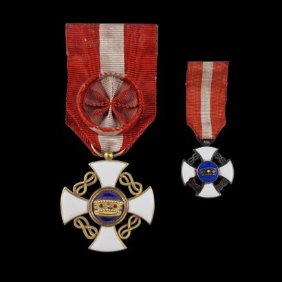 ITALY - ORDER OF THE CROWN OF ITALY 
Officer's...