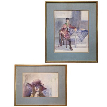 S. DURINGER (20th century)
Portraits of Woman...