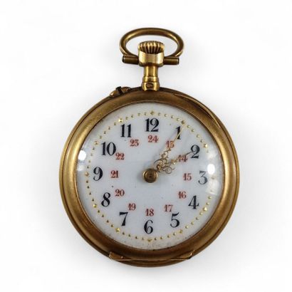 MONTRE DE COL Circa 1900 à boîtier en or...
