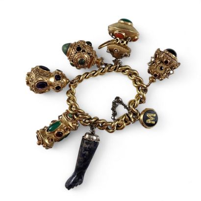 Mid-20th century BRACELET in yellow gold...