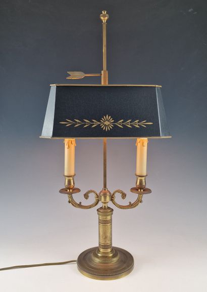 Neoclassical-style TWO-LIGHT BILLARD LAMP...