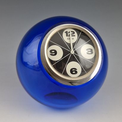 DAUM FRANCE - PENDULE DE TABLE Circa 1970...