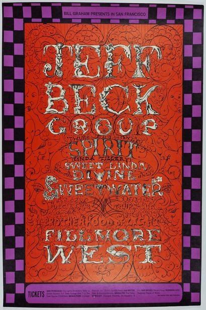Lee CONKLIN (Né en 1941) 
Jeff Beck Group...