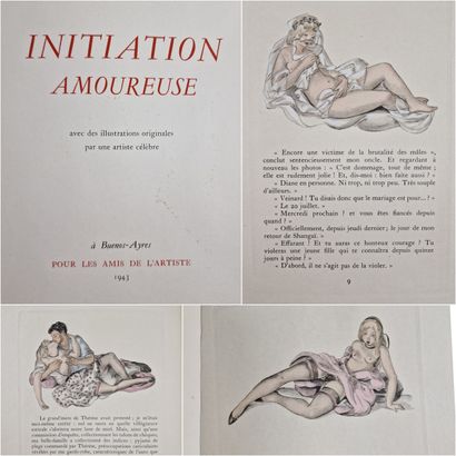 [BALLIVET (Suzanne)]. Initiation Amoureuse.
Erotic...