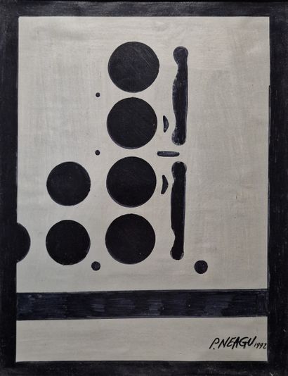 Paul NEAGU (1938-2004)
Composition - 1992
TECHNIQUE...