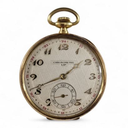 LIP - MONTRE DE POCHE CHRONOMETRE de la Première...