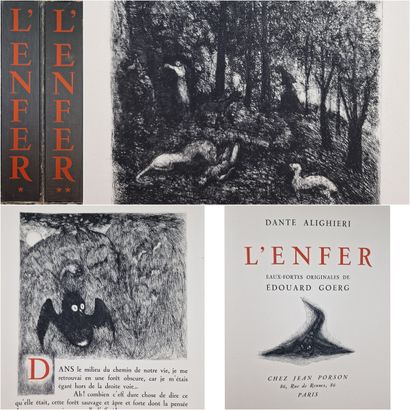 [GOERG (Edouard)] [DANTE]. L'enfer. 
Paris,...