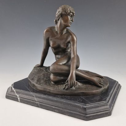 After Peter BREUER (1856-1930) 
Seated female...