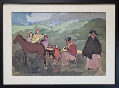 Horace CRISTOL (1878-1959) Campement arabe...