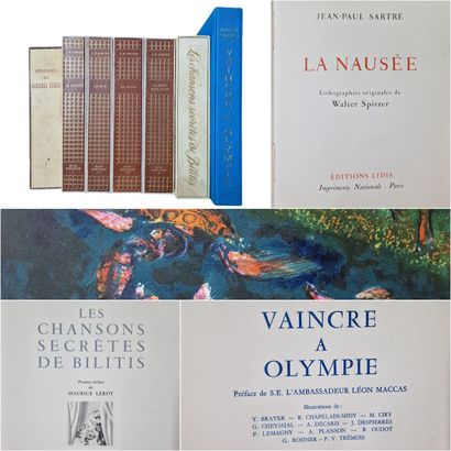 LOT OF 7 WORKS Comprising: 
- LEROY (Maurice)]...