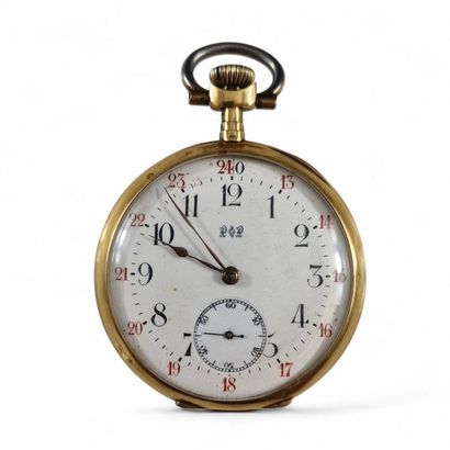 MONTRE DE POCHE Circa 1900 à boîtier en or...