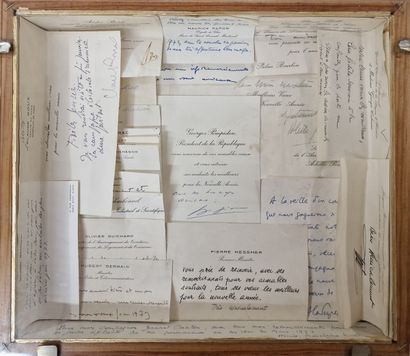 COLLECTION OF XXth CENTURY POLITICAL AUTOGRAPHS...