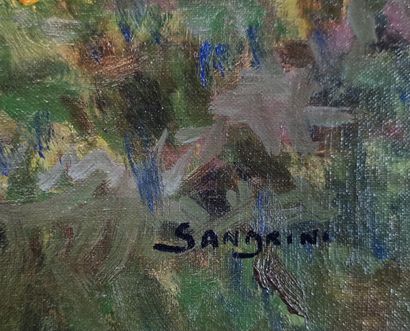 EUGENE SANDRINI (1925-1998)
Matinée vauclusienne
HUILE...