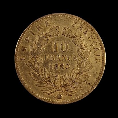 1 PIECE DE 10 FRANCS FRANCAIS OR Napoléon...