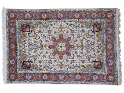 TEBRIZ RUG (cotton warp and weft, wool or...