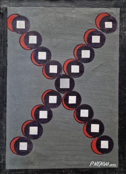 Paul NEAGU (1938-2004)
Composition aux cercles...