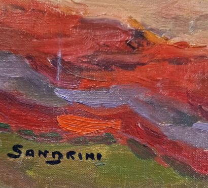 EUGENE SANDRINI (1925-1998)
Les Soucis
HUILE...