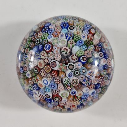 BACCARAT 1841 - SULPHUR PRINTERS with millefiori...