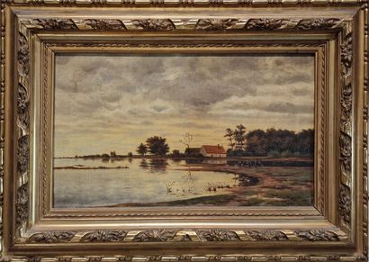 MODERN SCHOOL
Animated View of a Lakeside...