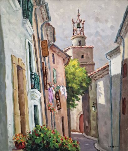 EUGENE SANDRINI (1925-1998)
Vieille rue à...